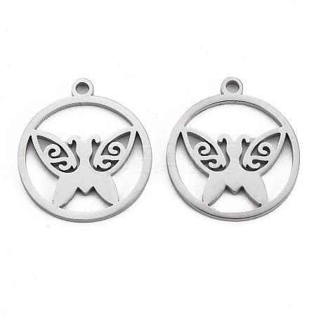 Non-Tarnish 304 Stainless Steel Pendants LS-STAS-N095-061-1