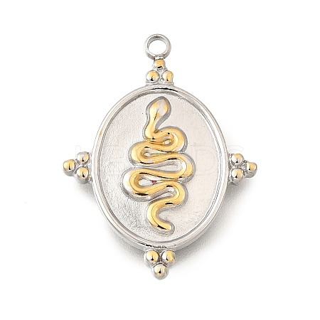 304 Stainless Steel Pendants STAS-M123-03F-PG-1
