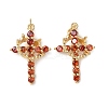 Brass Micro Pave Cubic Zirconia Pendants KK-C143-43A-G-2
