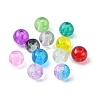 840Pcs 12 Colors Spray Painted Crackle Glass Beads CCG-FS0001-01-3