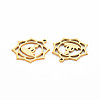 Chakra 201 Stainless Steel Pendants STAS-S119-153G-3