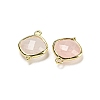 Natural Rose Quartz Pendants G-M431-12G-02-2