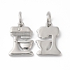Eco-Friendly Rack Plating Brass Charms KK-R143-09P-1