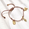 Ocean Series 304 Stainless Steel Charm Bracelets BJEW-K237-25A-G-3