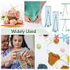 Acrylic Beaded Knitting Row Counter Chains HJEW-NB00168-6