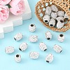 20Pcs Handmade Polymer Clay Rhinestone European Beads CPDL-YW0001-03-4