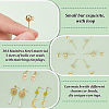 120Pcs 3 Style 304 & 202 Stainless Steel & Brass Ball Post Stud Earring Findings Sets FIND-AR0003-85-4