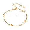 201 Stainless Steel Curb Chain Bracelets for Women LS-BJEW-G767-01A-G-4