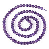 1 Strand Natural Amethyst Round Bead Strands G-TA0002-47-1