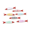 201 Stainless Steel Enamel Pendants STAS-C138-02A-G-1