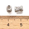 925 Sterling Silver Micro Pave Clear Cubic Zirconia Beads STER-B006-11A-P-2