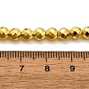 Electroplated Synthetic Non-magnetic Hematite Beads Strands G-L613-C01-02-4