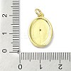 Rack Plating Brass Micro Pave Cubic Zirconia Pendants KK-Q810-01G-3