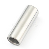 Tarnish Resistant 304 Stainless Steel Magnetic Clasps with Glue-in Ends STAS-O148-06D-2