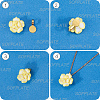 100Pcs 2 Color Tibetan Style Alloy Glue On Flat Pad Pendant Bails TIBE-SP0001-18-5