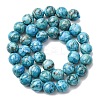 Natural Marble Beads Strands G-K211-10mm-E-5
