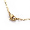 304 Stainless Steel Mariner Link Chain Necklaces NJEW-F261-11G-2