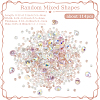 114Pcs Transparent Electroplate Glass Beads GLAA-PA0001-17B-2