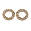 Tibetan Style Alloy Rondelle Big Pendants X-EA13278Y-AB-1