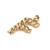 316 Surgical Stainless Steel Pendants & Charms STAS-D031-01F-2