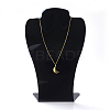 Organic Glass Necklace Displays NDIS-P002-01B-L-3