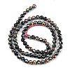 Electroplate Transparent Glass Beads EGLA-B013-02A-FR13-2