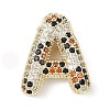 Brass Micro Pave Cubic Zirconia Pendants KK-Z108-02G-A-1