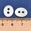 Alloy Oval Buttons LS-TIBE-ZN48623-S-FF-2