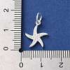 925 Sterling Silver Sea Animal Starfish Charms LS-STER-E071-02S-06-3
