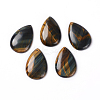Natural Tiger Eye Pendants G-E510-02A-2