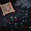56pcs 7 styles Natural Howlite & Synthetic Turquoise & Synthetic Malachite Cabochons G-AR0006-07-4