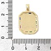 Brass Cubic Zirconia Pendants KK-G554-10A-G-3