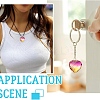 3Pcs K9 Glass Pendants GLAA-YW0004-39A-6