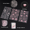 6 Sheets 3 Styles Acrylic Rhinestone Face Body Stickers AJEW-SP0002-68B-4