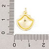 Rack Plating Brass Enamel Pendants X-KK-P269-09G-04-3