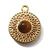 Natural Tiger Eye Pendants LS-STAS-M057-02G-02-1