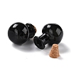 Round Glass Cork Bottles Ornament X-GLAA-D002-03A-2