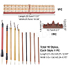 1 Set Calligraphy Brushes Pen Set AJEW-PH0001-95-4