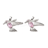 Brass Micro Pave Cubic Zirconia Pendants KK-G533-06P-02-1