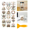 18Pcs Plastic Silhouette Paper DIY-WH0610-021-1