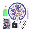 5D DIY Diamond Painting Kits For Clock Making DIY-F054-09-3