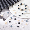 DICOSMETIC 80Pcs 4 Colors Food Grade Eco-Friendly Silicone Beads SIL-DC0001-12-6