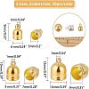 Brass Cord Ends KK-FH0001-82-2