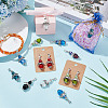 Glass Pendant Decorations HJEW-GO00031-4