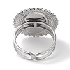 Ion Plating(IP) 304 Stainless Steel Ring RJEW-B059-03P-05-3