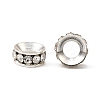 Brass Rhinestone Spacer Beads RB-A020-7mm-01S-3