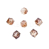 Two Tone Transparent Spray Painted Acrylic Bead X-ACRP-T005-26A-1