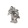 Tibetan Style Alloy Pendants TIBE-L008-58AS-1