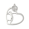 Non-Tarnish 304 Stainless Steel Pendants STAS-K287-04P-1