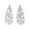 Non-Tarnish 201 Stainless Steel Pendants STAS-T044-234P-1